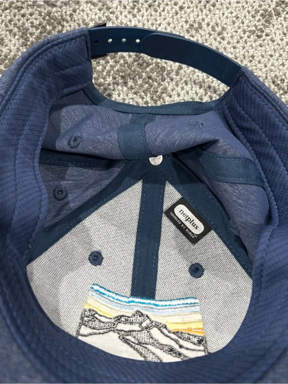 Patagonia Classic Mountain Logo Blue Adjustable OSFA Hat
